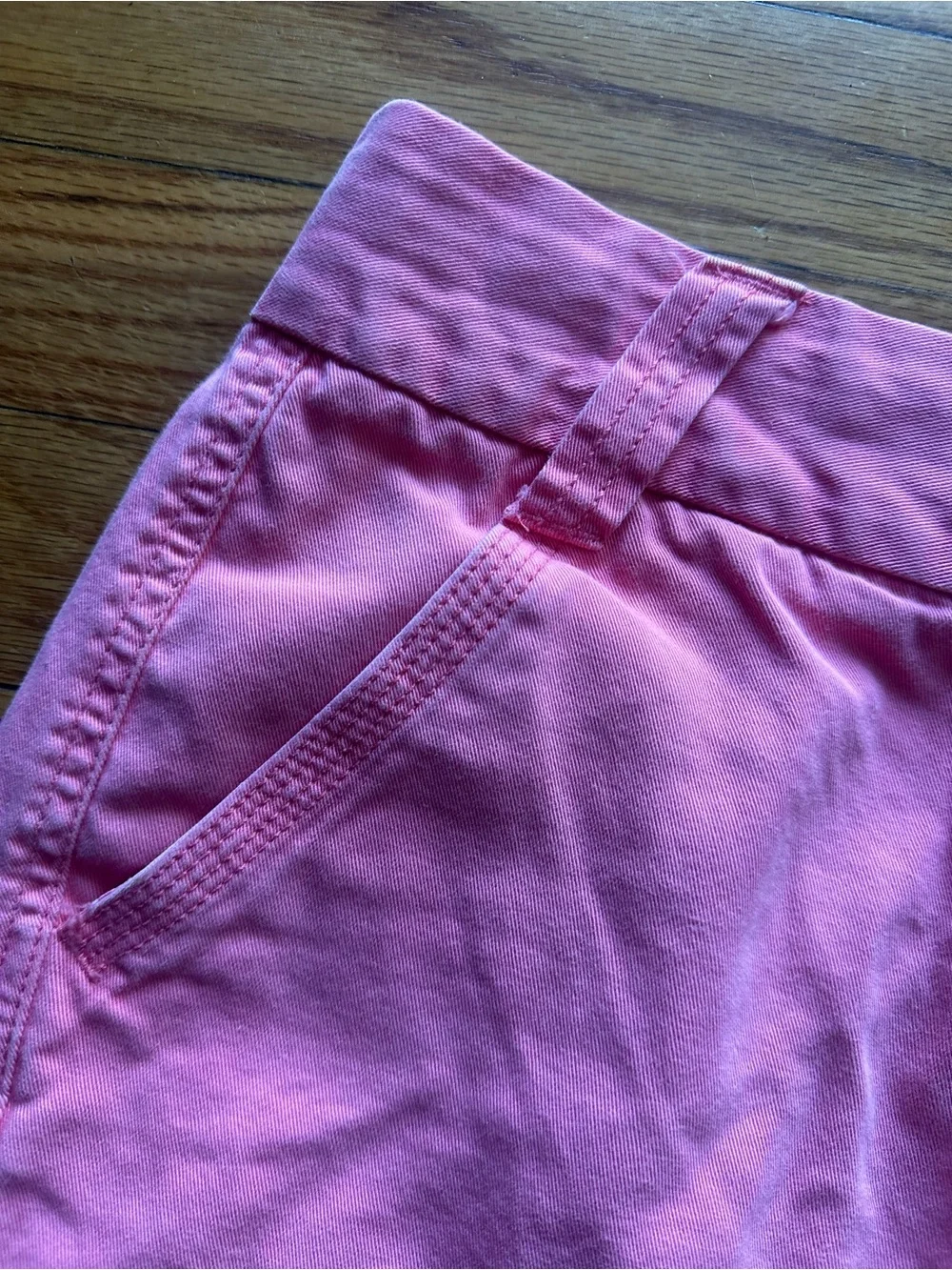 J.Crew Pink Chino Shorts City Fit Low Rise Cotton Twill Women’s Size 6